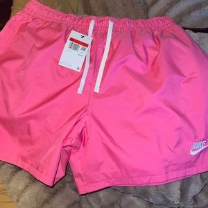 Pink Nike shorts